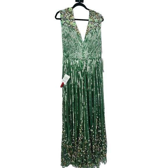 Mac Duggal 5223 Sequins & Floral Embellished Sleeveless Evening Gown Size 16 NWT - Picture 7 of 10